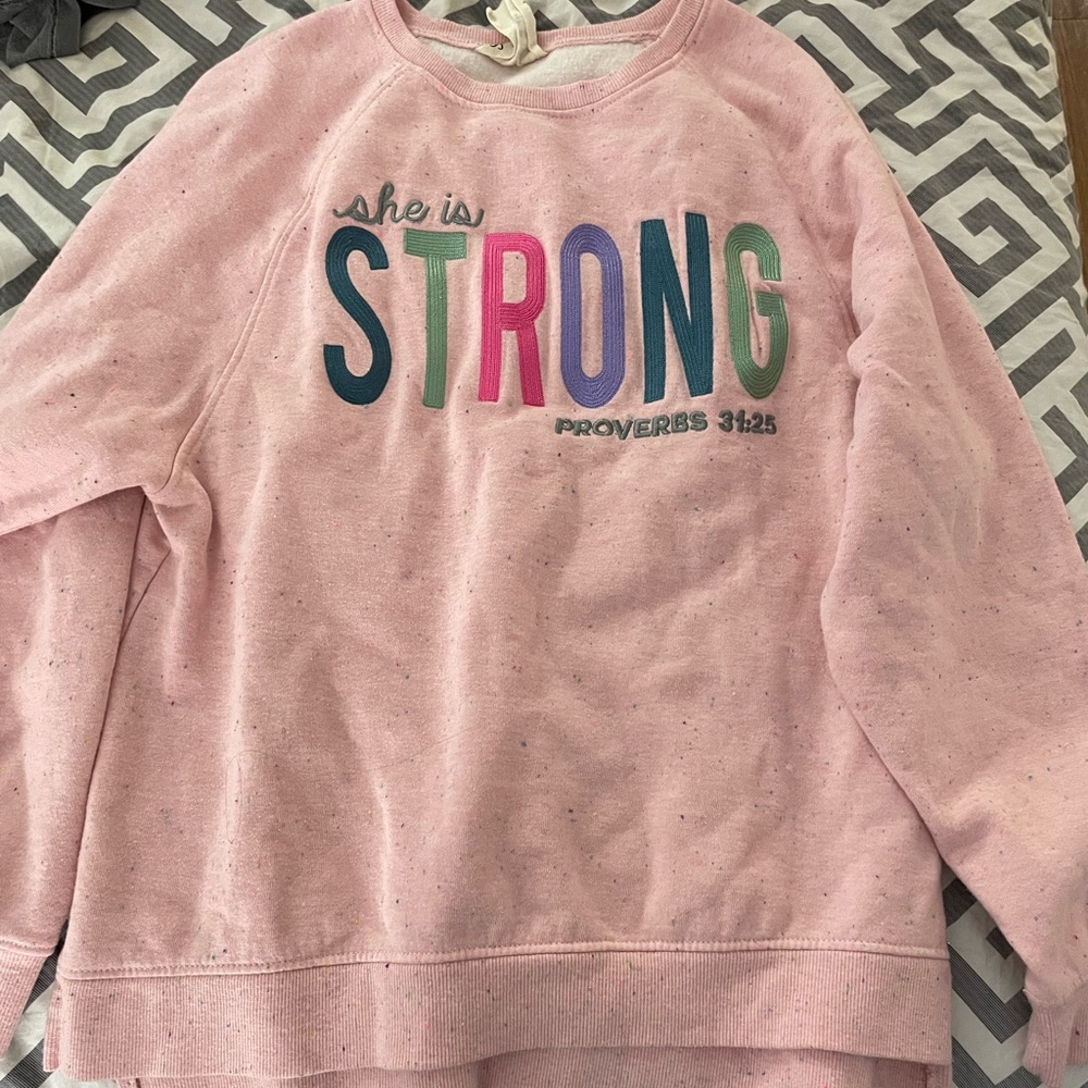 She is Strong sweatshirt, size S